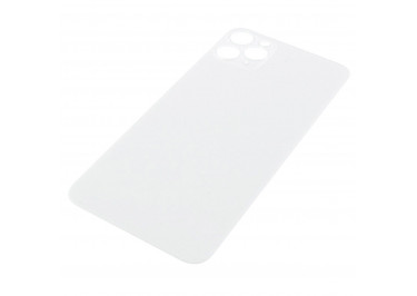 Задняя крышка для iPhone 11 Pro Max (серебро) с широкими отверстиями, ориг
