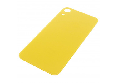 Задняя крышка для iPhone XR (желтый) с широким отверстием, ориг