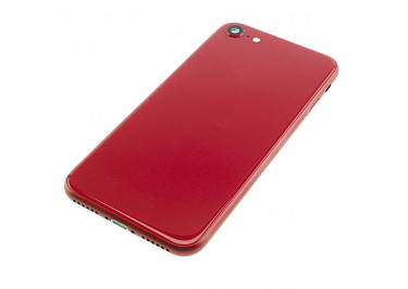 Задняя крышка для iPhone SE (2020) (красный) в сборе, ориг