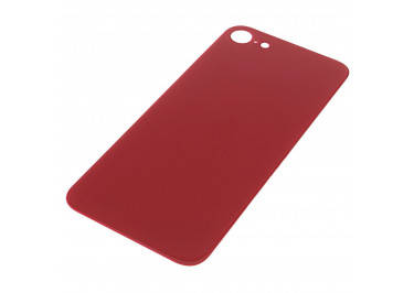 Задняя крышка для iPhone SE (2020) (красный) с широким отверстием, ориг