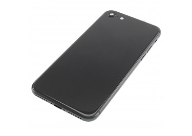 Задняя крышка для iPhone SE (2020) (черный) в сборе, ориг