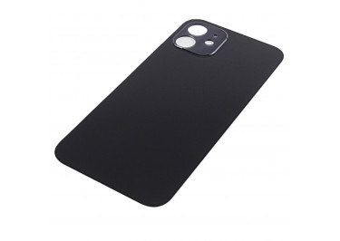 Задняя крышка для iPhone 12 (черный) с широкими отверстиями, ориг