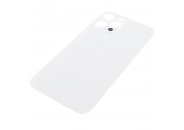 Задняя крышка для iPhone 12 Pro Max (серебро) с широкими отверстиями, ориг