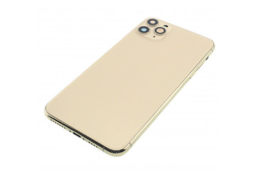 Задняя крышка для iPhone 11 Pro Max (золото) в сборе, ориг