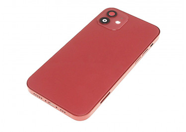 Задняя крышка для iPhone 12 (красный) в сборе, ориг