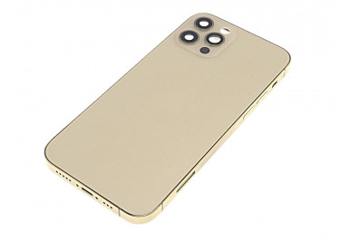 Задняя крышка для iPhone 12 Pro (золото) в сборе, ориг