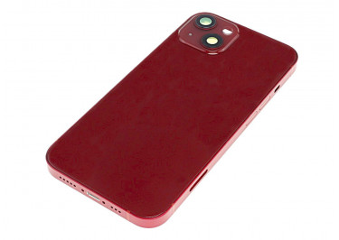 Задняя крышка для iPhone 13 (красный) в сборе, ориг