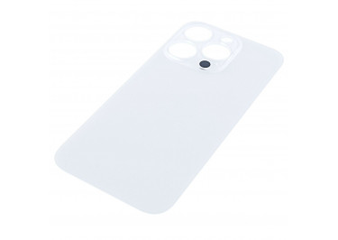 Задняя крышка для iPhone 14 Pro (серебро) с широкими отверстиями, ориг
