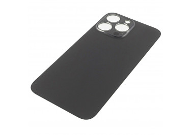Задняя крышка для iPhone 14 Pro Max (черный) с широкими отверстиями, ориг