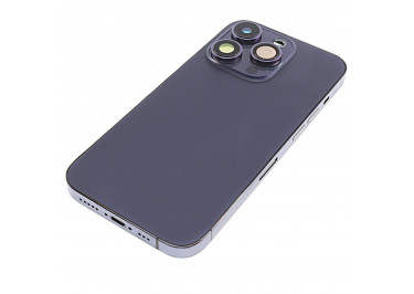 Задняя крышка для iPhone 14 Pro (темно-фиолетовый) в сборе, ориг