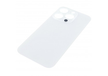 Задняя крышка для iPhone 15 Pro (белый) с широкими отверстиями