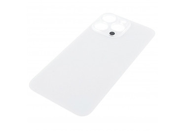 Задняя крышка для iPhone 15 Pro Max (белый) с широкими отверстиями