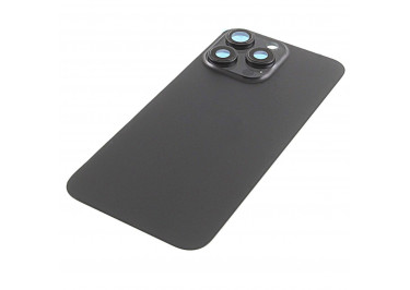 Задняя крышка для iPhone 15 Pro Max (черный) в сборе, ориг