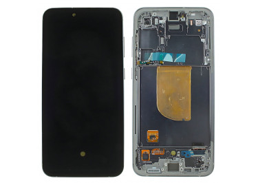 Дисплей для Samsung SM-S711 Galaxy S23 FE 5G + тачскрин + рамка (графит), ОРИГ100%