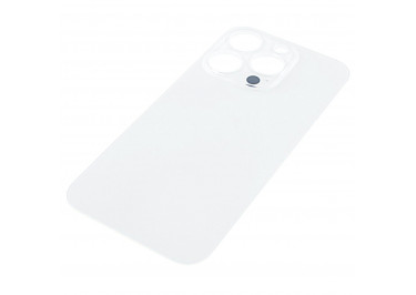 Задняя крышка для iPhone 15 Pro (белый) с широкими отверстиями, ориг