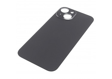 Задняя крышка для iPhone 15 (черный) с широкими отверстиями, ориг