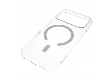 Задняя накладка для iPhone 17 Pro (с поддержкой MagSafe, прозрачная (X-CRYSTAL)) KEEPHONE