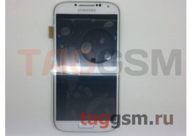 Дисплей для Samsung  i9505 Galaxy S4 + тачскрин + рамка (белый) ОРИГ100%
