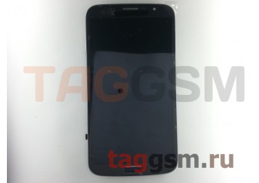 Дисплей для Samsung  i9200 Galaxy Mega 6.3 c рамкой + тачскрин (синий)