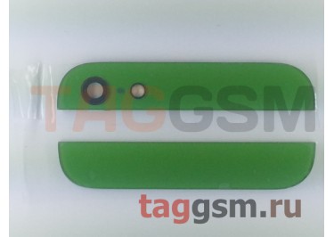 Стекло задней крышки для iPhone 5 (2шт) (зеленый)