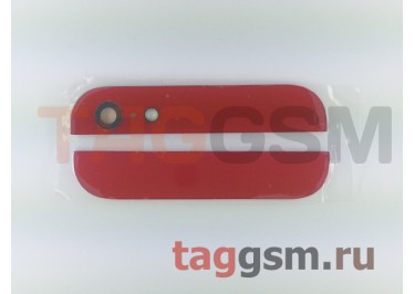 Стекло задней крышки для iPhone 5 (2шт) (красный)
