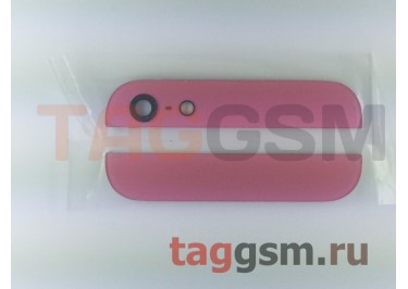 Стекло задней крышки для iPhone 5 (2шт) (розовый)
