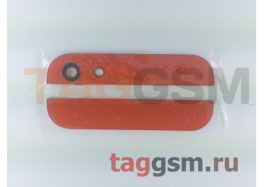 Стекло задней крышки для iPhone 5 (2шт) (оранжевый)