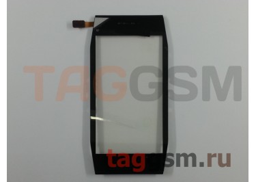 Тачскрин для Nokia X7 (черный) с рамкой, ориг