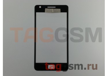 Стекло для Samsung i9100 Galaxy S2 (черный), ААА