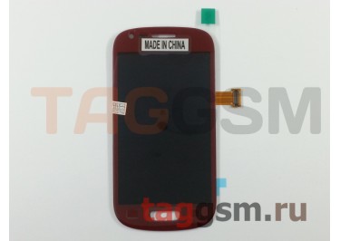 Дисплей для Samsung  i8190 Galaxy S III Mini + тачскрин (красный), ориг