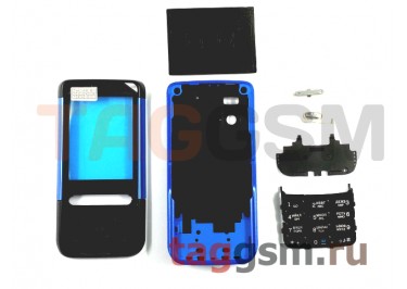 Корпус Nokia 5610 без средней части + клавиатура (синий)