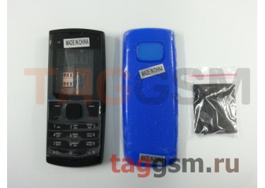 Корпус Nokia X1-00 со средней частью + клавиатура(синий)
