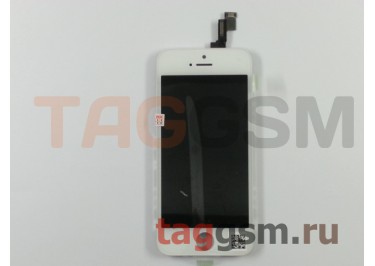 Дисплей для iPhone 5S / SE + тачскрин белый, оригинал