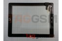 Тачскрин для iPad 2 (A1395 / A1396 / A1397) + кнопка HOME (черный), тайвань