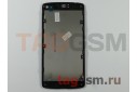 Дисплей для LG H324 Leon в рамке + тачскрин (черный)
