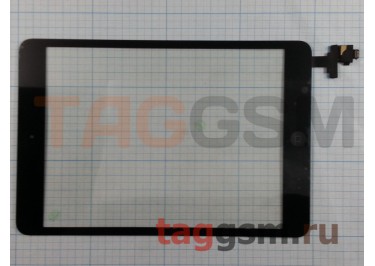 Тачскрин для iPad mini (A1432 / A1454 / A1455) / iPad mini 2 (A1489 / A1490 / A1491) (с разъемом) + кнопка HOME (черный), ориг