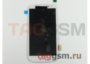 Дисплей для Samsung  i9300 / i9300i Galaxy S3 / S3 Duos + тачскрин (белый)