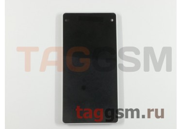 Дисплей для Sony Xperia Z1 Compact (D5503) + тачскрин + рамка (белый)