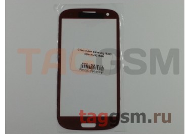 Стекло для Samsung i9300 Galaxy S3 (красный), ААА