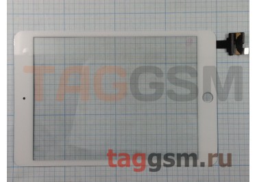 Тачскрин для iPad mini 3 (A1599 / A1600 / A1601) (с разъемом) (белый)
