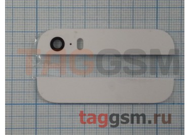 Стекло задней крышки для iPhone 5S (2шт) (белый), ориг