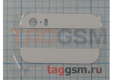 Стекло задней крышки для iPhone 5S (2шт) (белый)