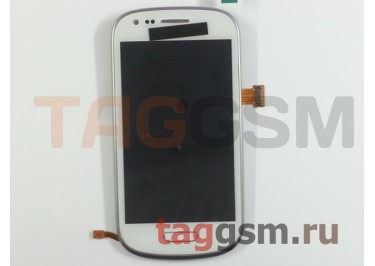 Дисплей для Samsung  i8190 Galaxy S III Mini + тачскрин + рамка (белый)