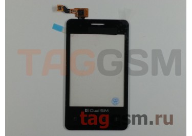Тачскрин для LG E405 Optimus L3 Dual (черный), ориг