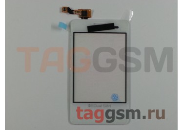 Тачскрин для LG E405 Optimus L3 Dual (белый), ориг