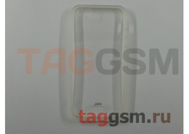 Бампер Crystal на iPhone 5 Бело-прозразный в упаковке