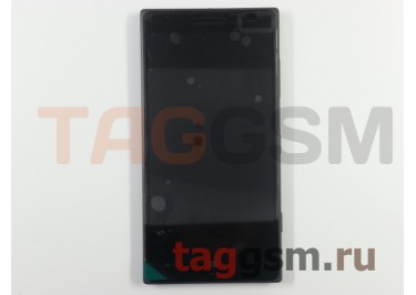 Дисплей для Nokia 830 + тачскрин + рамка (черный), ориг