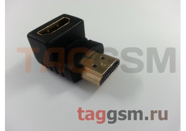 Переходник HDMI M-HDMI F (угловой 90°)