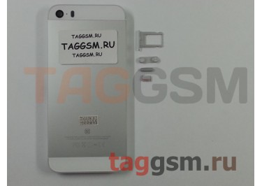 Задняя крышка для iPhone 5SE (серебро) AAA