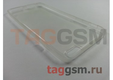 Задняя накладка для iPhone 6 / 6S Plus (5.5") (силикон, прозрачная, белая (Light Series)) Hoco